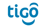 A blue text with a black background.